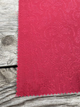Damask med fuglemønster Gudbrandsdalen Uldvarefabrikk