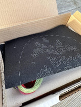 Materialpakke til forkle, lomme og hårbånd