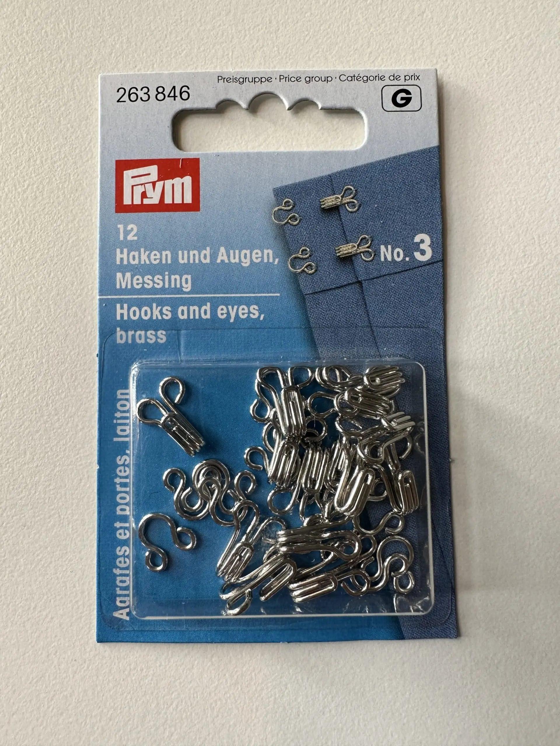 Hekter nr 3 blanke Prym