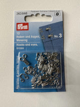 Hekter nr 3 blanke Prym
