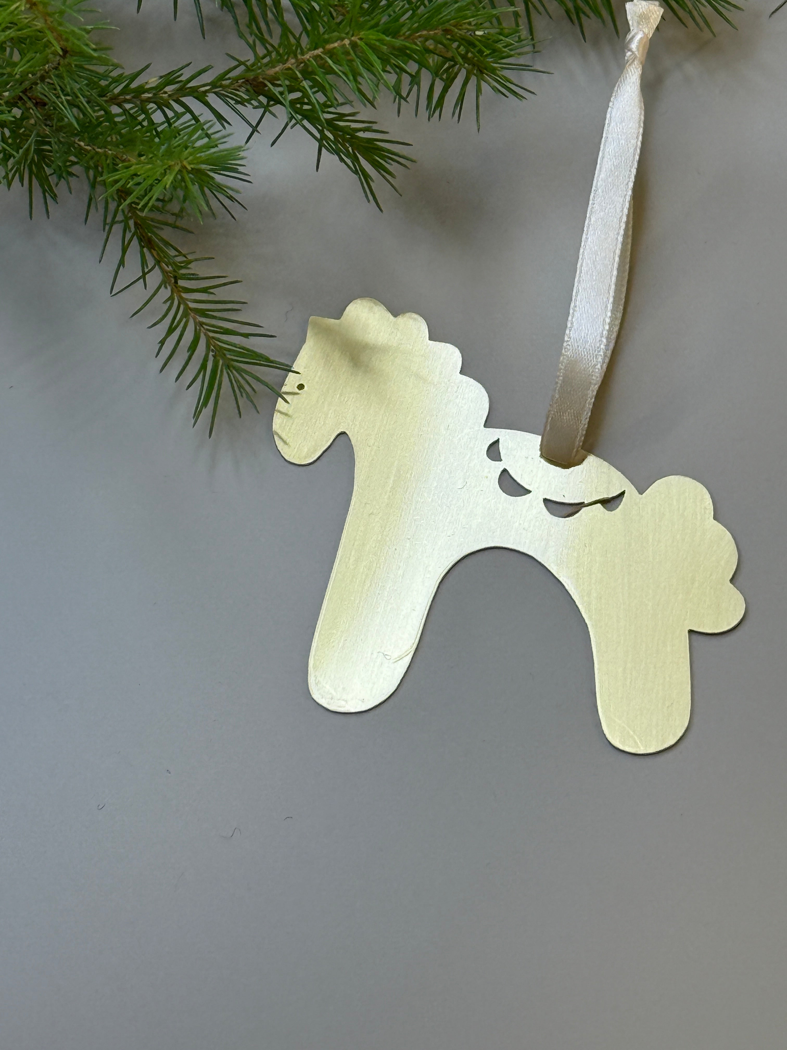 Hest juleornament