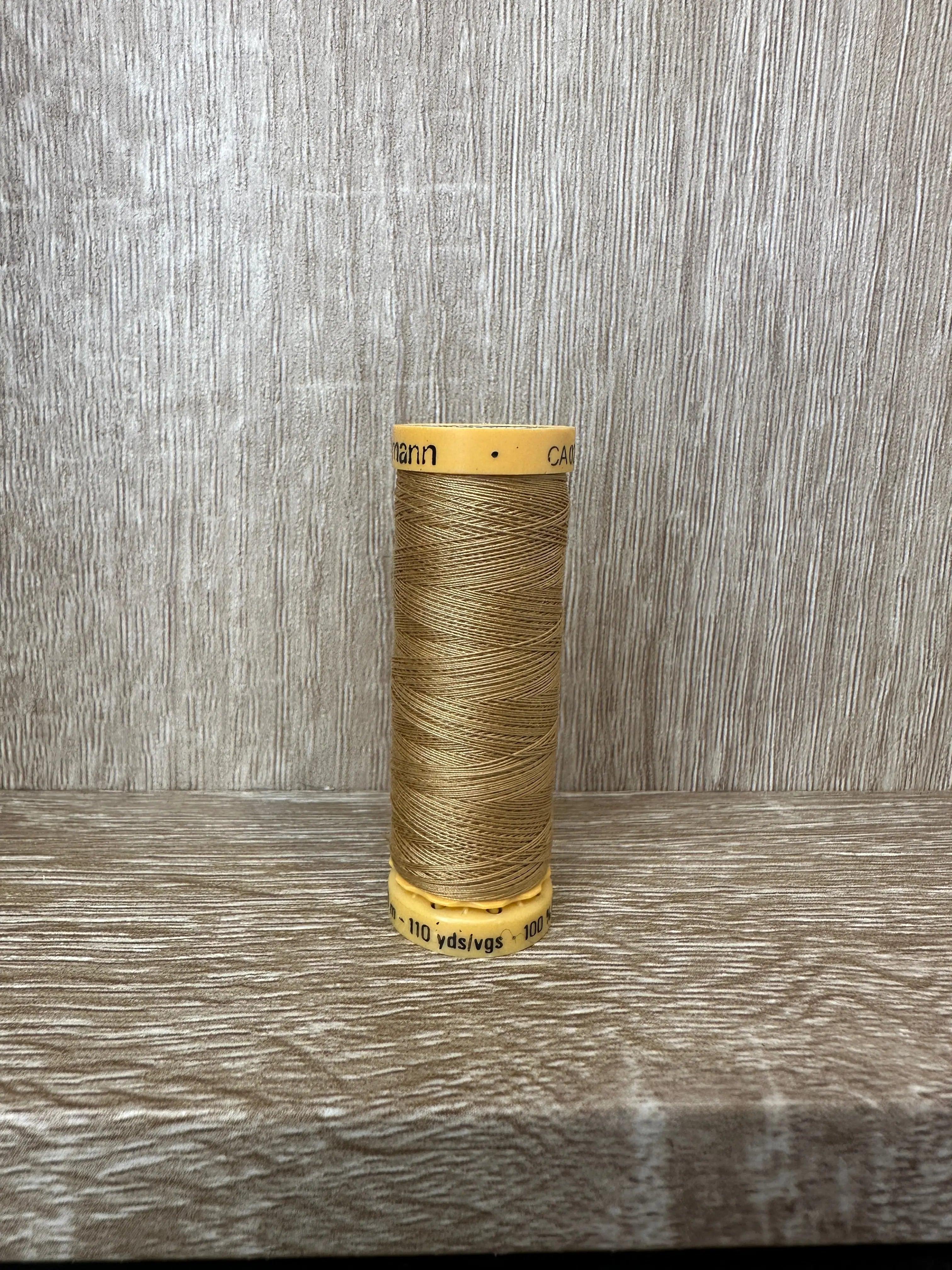 Bomullstråd, brun - beige Gütermann