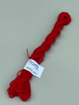 Flora brodergarn - røde farger