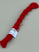 Flora brodergarn - røde farger