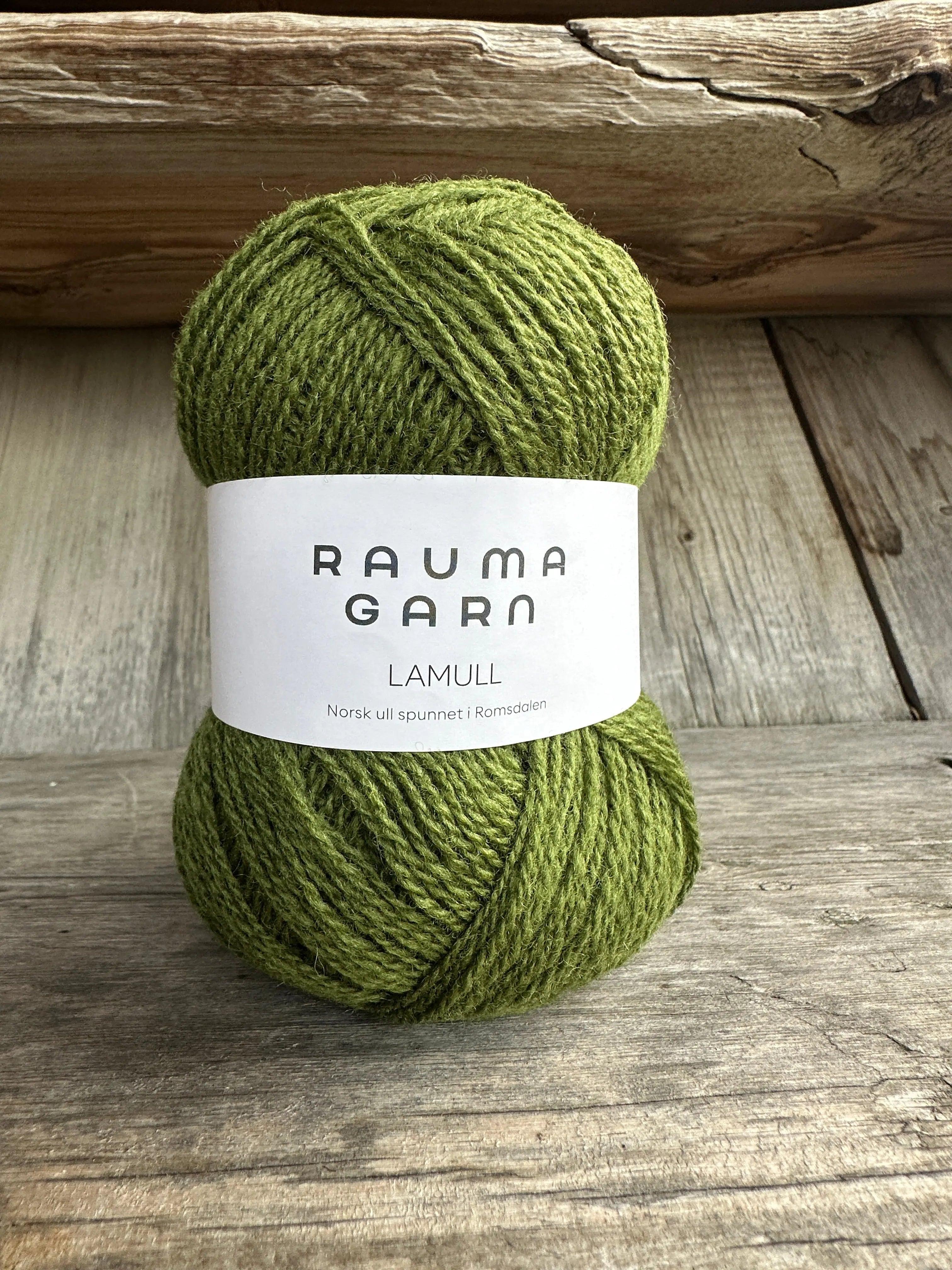 Grønn - spesialfarget -  Lamullgarn Hulda Bunader