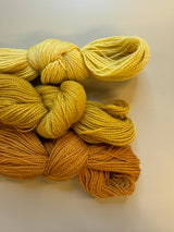 Broderigarn - gule fargevarianter