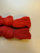 Broderigarn - røde fargevarianter
