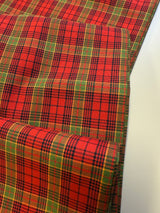 Guro rutete bommullstoff