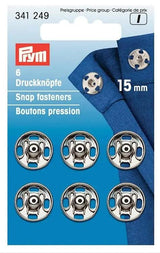 Trykknapp blank 15 mm Prym