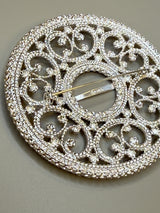 Brosje - kvit filigran