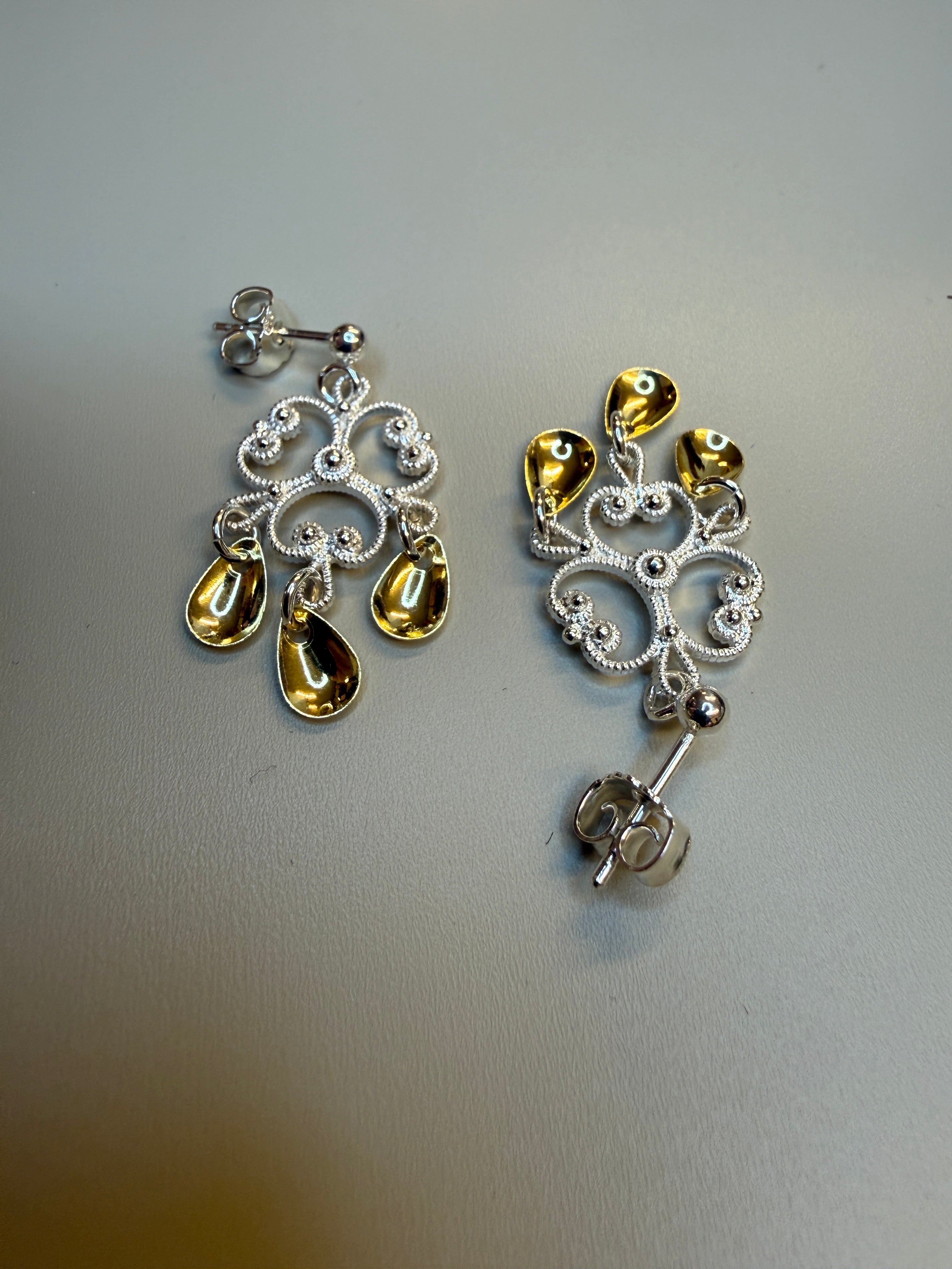 Øredobber i filigran