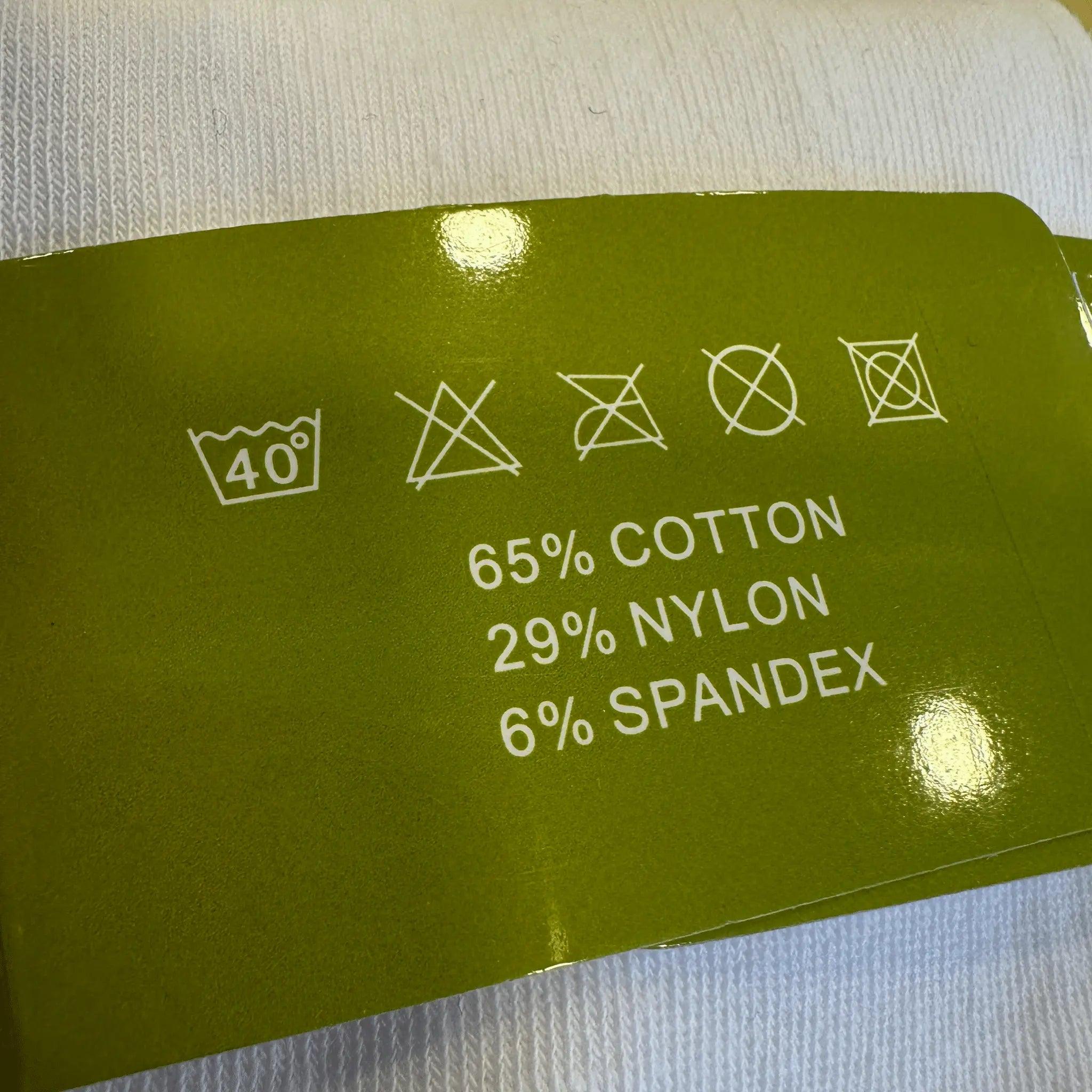 Dame Hvite knestrømper Hulda Bunader