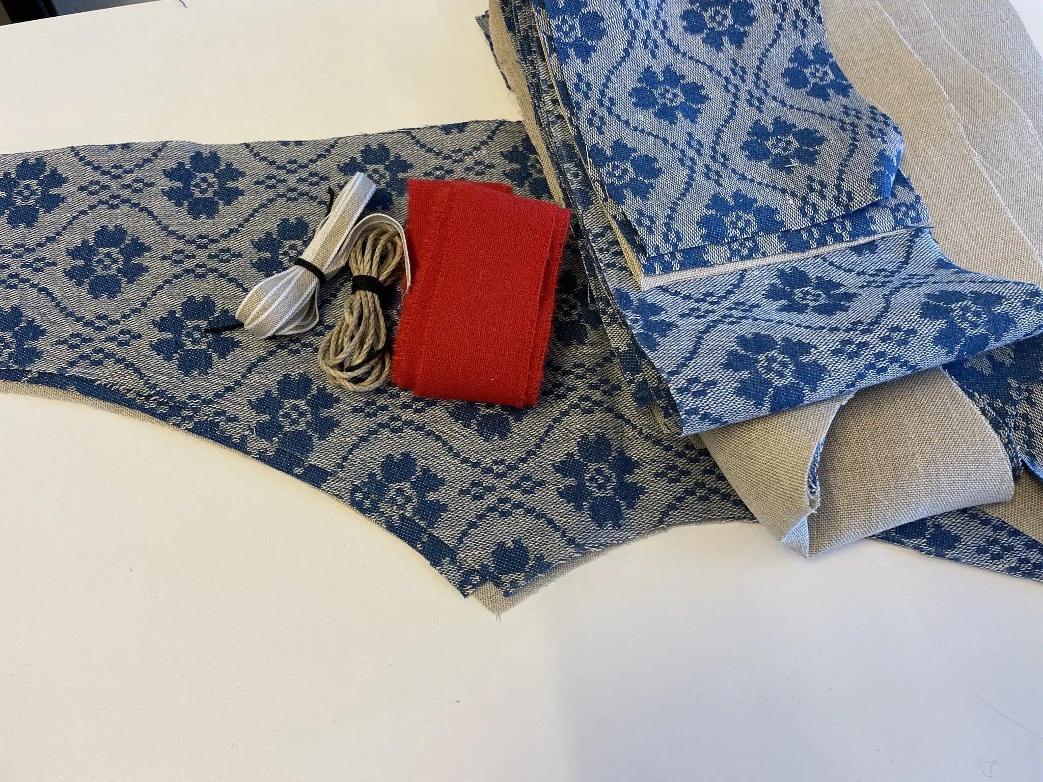 Trønderbunad materialpakke - vest Hulda Bunader