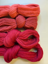 Broderigarn - rosa fargevarianter