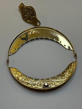 Veskelås i plett, antikkforgylt