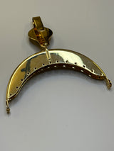 Veskelås i plett, antikkforgylt